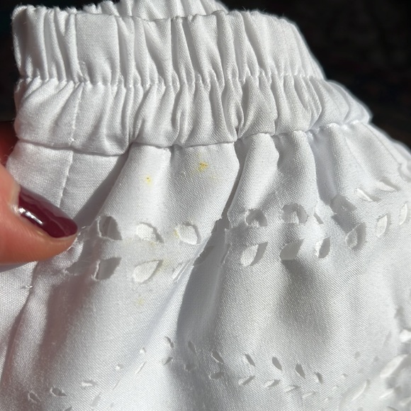 J. Crew Laser-Cut Poplin Midi Skirt - Picture 9 of 9